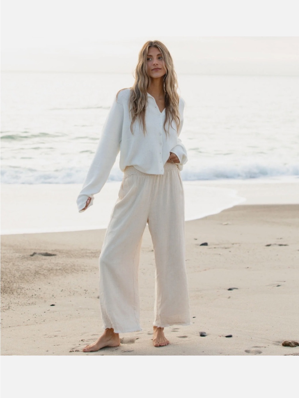 Solai the Label Luca Linen Blend Pants